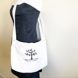 Magnolia Organics Canvas Messenger Crossbody Bag
